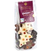 Gwoon kerstboompjes melk-puur- wit 150 GRM