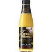 Twee kippen Scharrelei advocaat