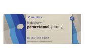 Leidapharm paracetamol 500Mg (50 tabletten)