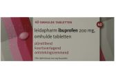 Leidapharm Ibuprofen 200Mg (40 tabletten)