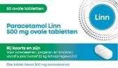 Linn Paracetamol ovale tabletten 500 (50 tabletten)