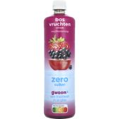 Gwoon Vruchtensiroop Bosvruchten 0% Suiker (750 ml)