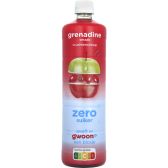 Gwoon Vruchtensiroop Grenadine 0% Suiker (750 ml)