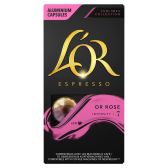 L'Or Espresso or rose coffee cups