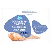 Albert Heijn Senior brokjes in saus voor katten