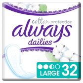 Always Biologische dailies cotton large inlegkruisjes