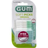 Gum Soft picks toothpicks regular