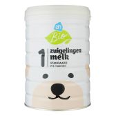 Albert Heijn Biologische zuigelingenmelk standaard 1 melkpoeder (vanaf 0 tot 6 maanden)