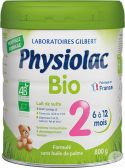 Physiolac Organic follow-on milk 2 baby formula (from 6 to 12 months)