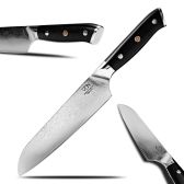 Santokumes damaststaal - Elegance serie - VG-10 Japans damascus - 67 lagen staal - VDN