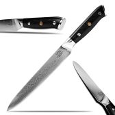 Vleesmes damaststaal - Elegance serie - VG-10 Japans damascus - 67 lagen staal - VDN